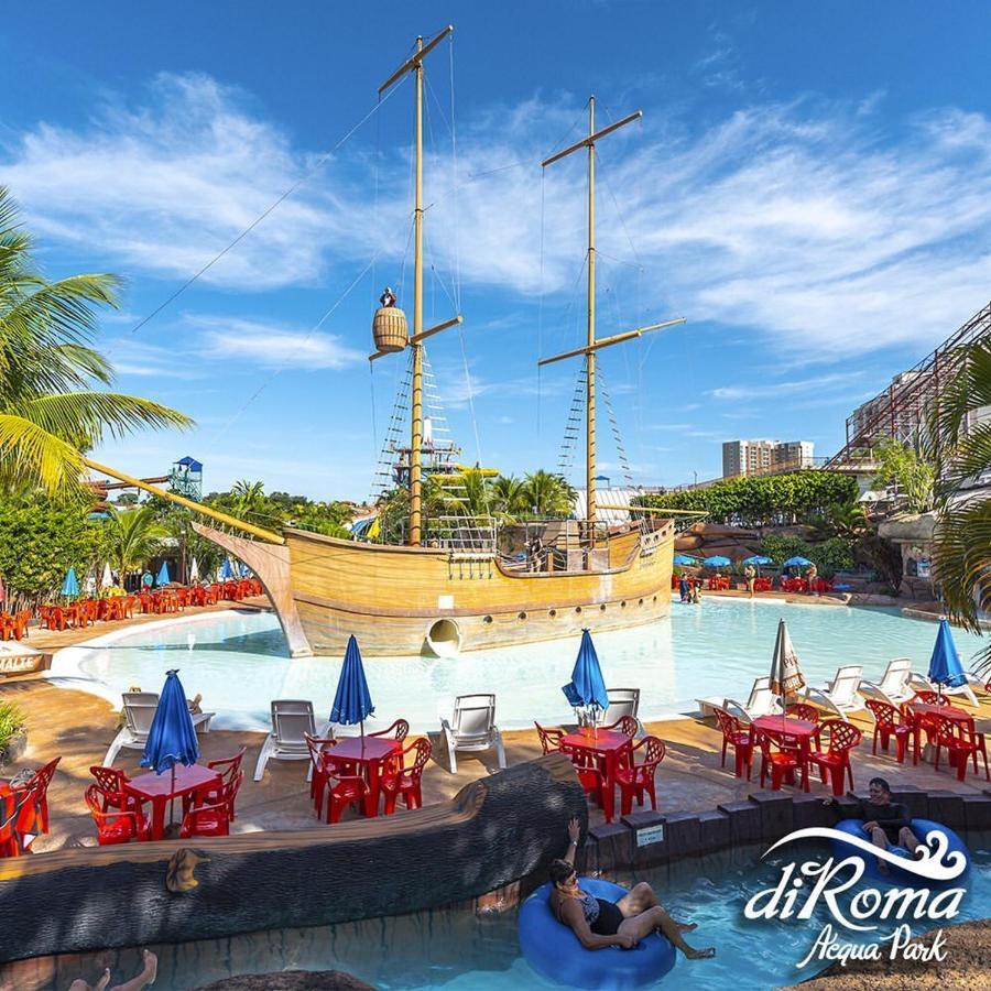 Caldas Novas - Diroma Fiori - Incluso 1 Acesso Ao Acqua Park Vulca - Oficial Екстериор снимка